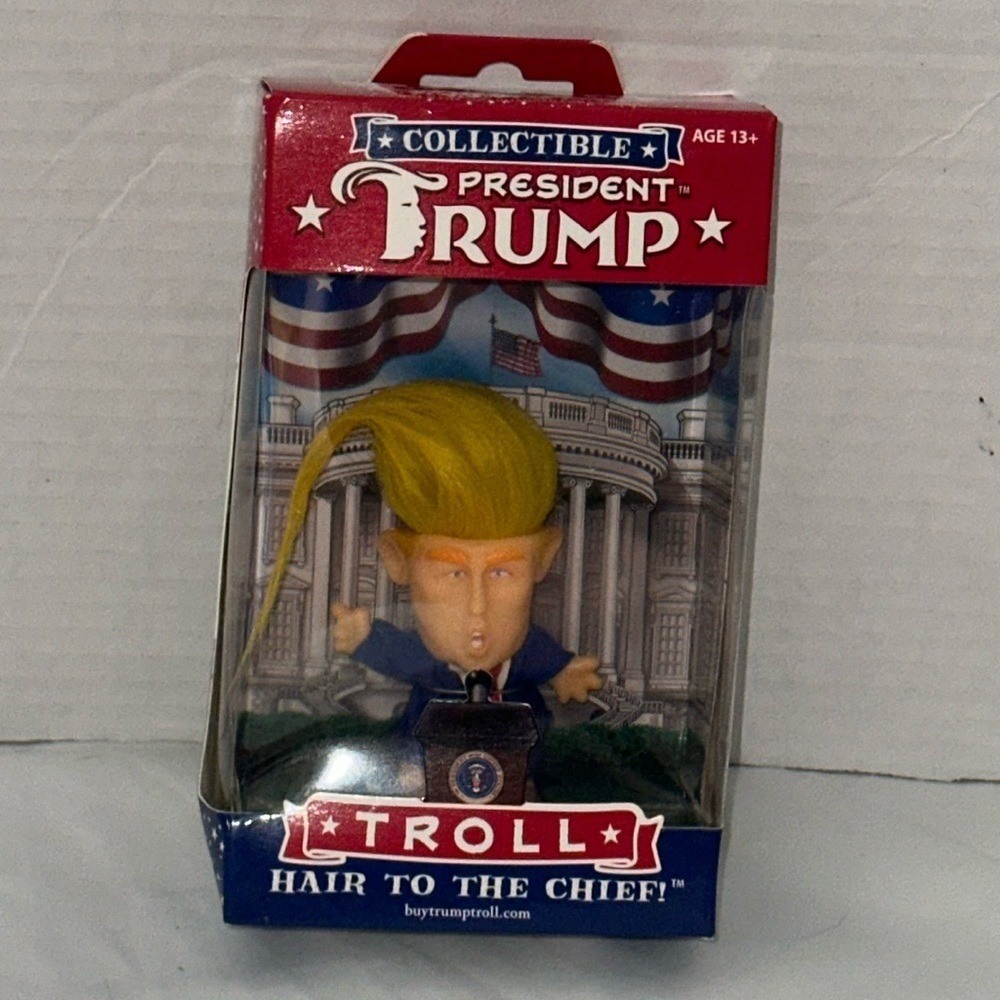 Wild Hair Creations President Donald Trump Troll Doll Hair to the Chief‎ Figure